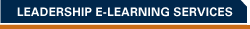 Leadership E-Learning Services